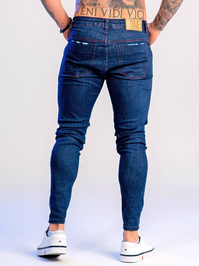 Calça Jeans Super Skinny Degradê