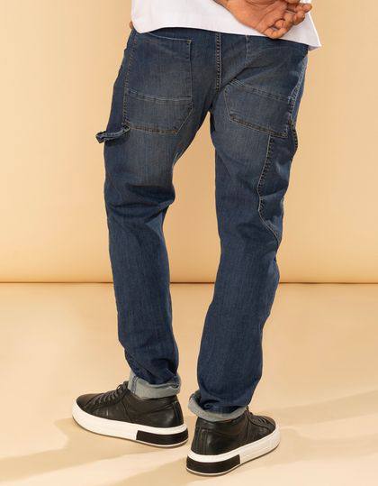 CALÇA MASCULINA JEANS WORKER CARPINTEIRO