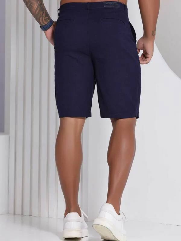 BERMUDA MASCULINA AZUL MARINHO